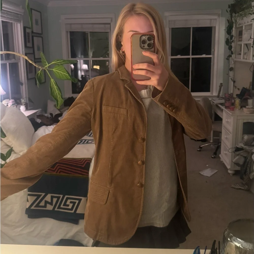 J. Crew Tan corduroy Blazer for Women